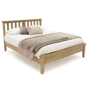 Ramore Wooden Low Footboard Double Bed In Natural