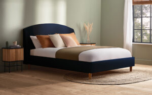 Silentnight Evana Upholstered Bed Frame, King Size, Dusky Pink